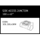 Marley Solvent Joint Side Access Junction 100 x 45° - 105.100.45RH